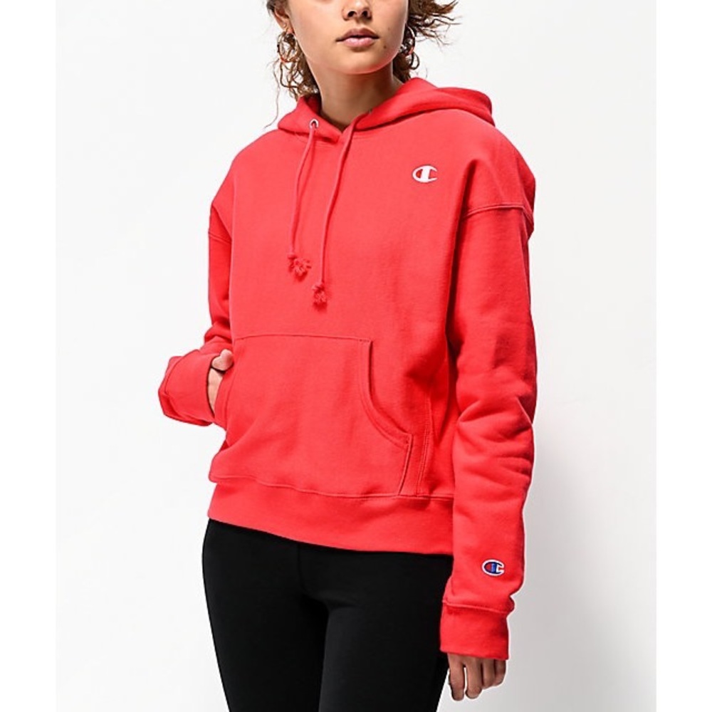 Champion Reverse Weave Hoodie (Red)